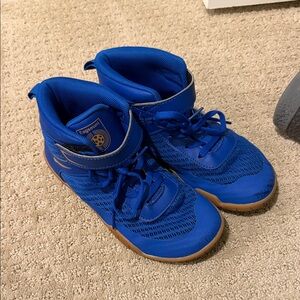 Eagsouni Kids Blue and Brown High-Top Sneakers